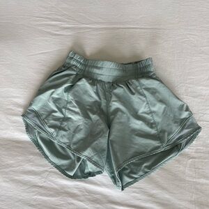 lululemon athletica Light Green Athletic Shorts Hotty Hot style